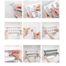 Dispenser 4 em 1 Organizador de Acessórios de Cozinha