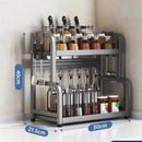 Rack de Armazenamento para Utensílios e Condimentos