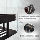 Kit Suporte de Banheiro Sem Furo