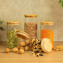Kit 5 Potes de Vidro Herméticos